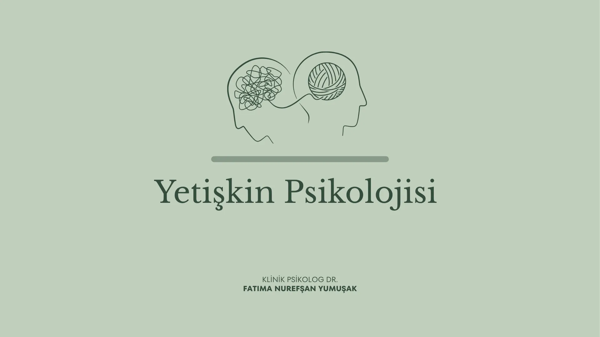 Yetişkin Psikolojisi